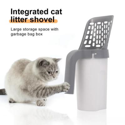 Pá para areia de gato, pá para filtro de animais de estimação, limpador de banheiro, coletor de lixo, acessórios para gatos, caixa de areia para gatos, autolimpante