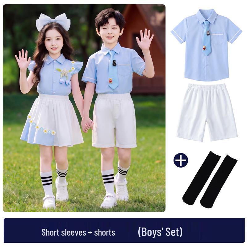 June 1st Children's Day Costumes: Summer Primary School, Kindergarten Uniforms & Cheerleading Graduation Outfits