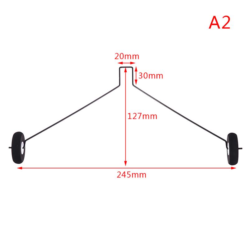 

2 mm Steel Wire Landing Gear RC Aircraft Fixed Wing Glider Model Wheel Bracket