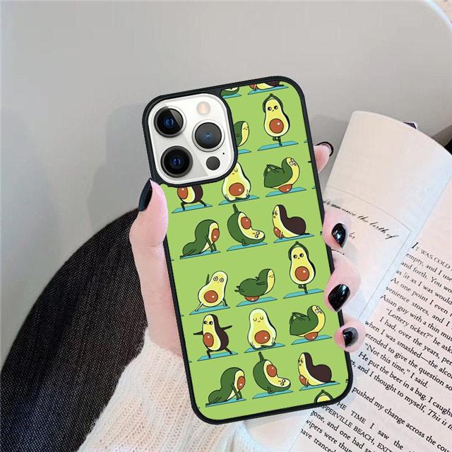 Newest Delicious Avocado Pattern Phone Case Cover for iPhone 17 Air 16 15 14 13 11 12 Pro Max Plus Shell Coque