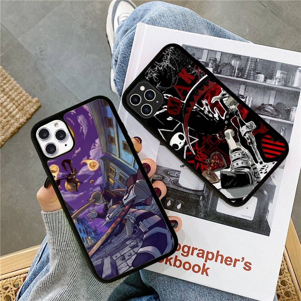 Anime Soul E-Eater Phone Case For iphone 11 12 13 14 15 Pro Max 17 16 Plus Hard PC+TPU Back Cover