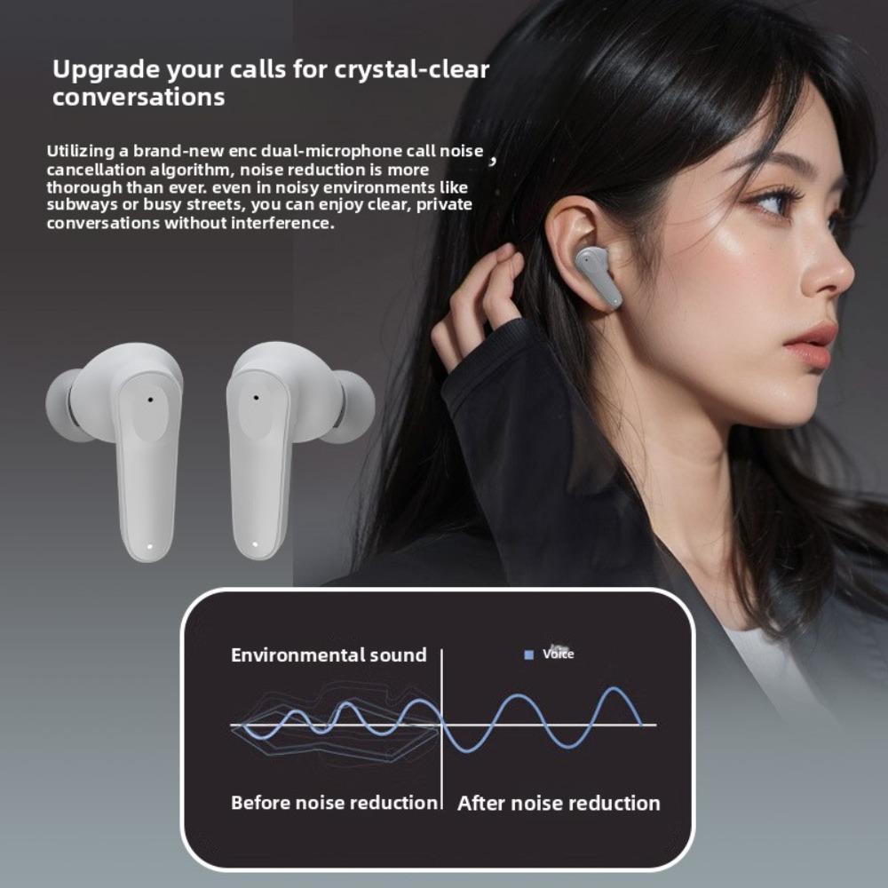 Bluetooth Earphones Binaural True Wireless Physical Noise Reduction High Quality TWS Earbuds Stereo Headset