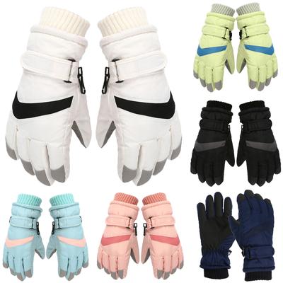 Verbesserte Outdoor-Kinder-Skihandschuhe, Fahrradhandschuhe, Winter-Bergsteigen, warme Handschuhe, wasserdicht