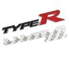 AAALY1 Car Styling 3D Metal Alloy Type R Typer Sticker For Honda City CR-V XR-V HR-V Accord FIT Jazz Stream Crider Greiz CIVIC Spirior