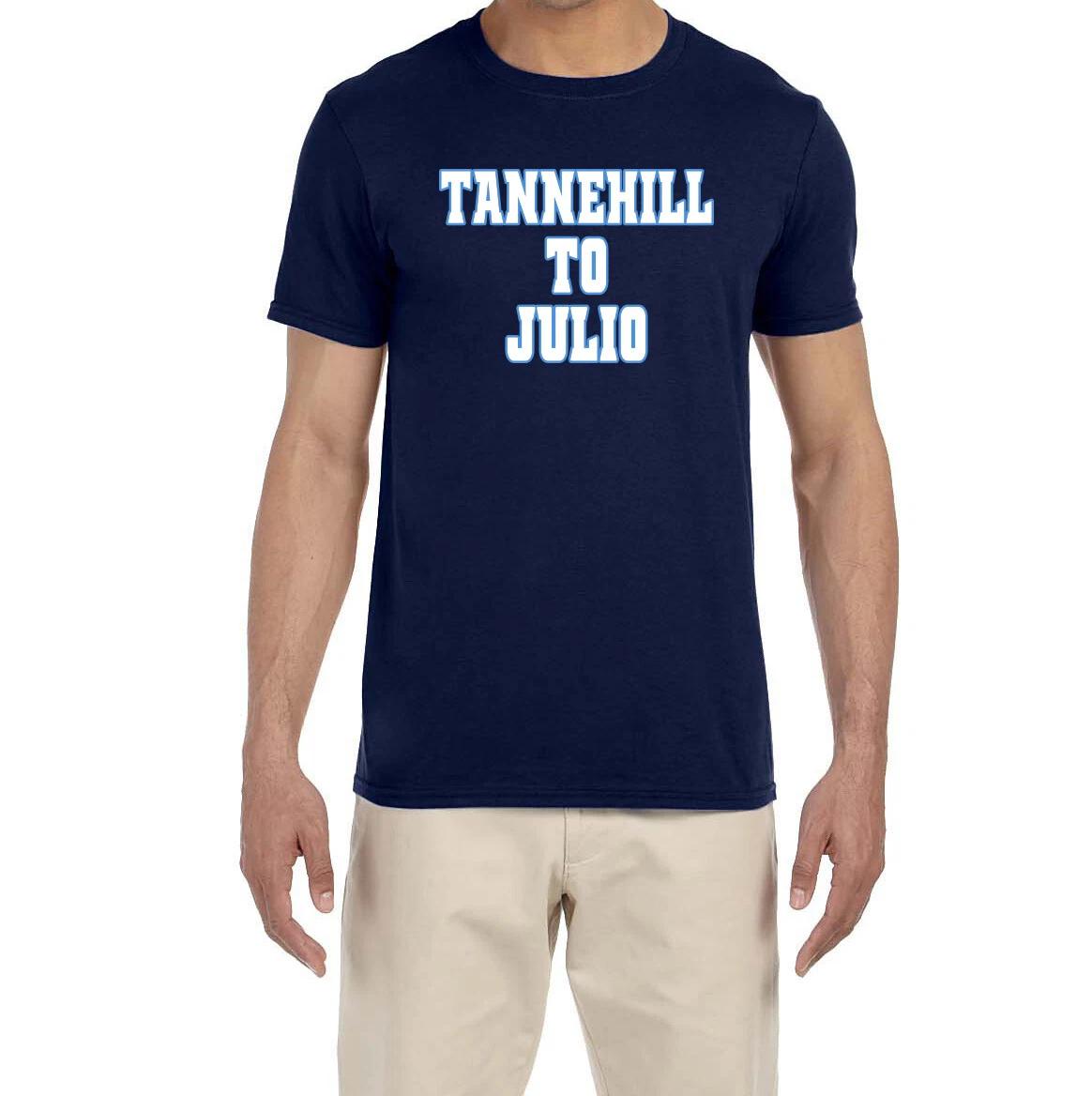 Tennessee Titans Ryan Tannehill To Julio Jones T-Shirt L