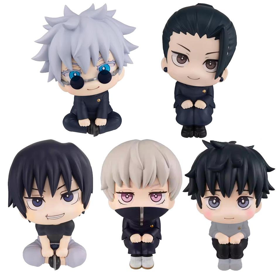 Q Version Jujutsu Kaisen Figures Cute Yuji Itadori Gojo Satoru Pvc Action Figures Anime Figure Model Toys Collection Doll Gift