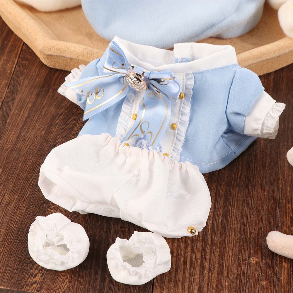 Lovely Design 20CM Cotton Doll Clothes Animal Onesie Long Ear Rabbit Hat Doll Accessories