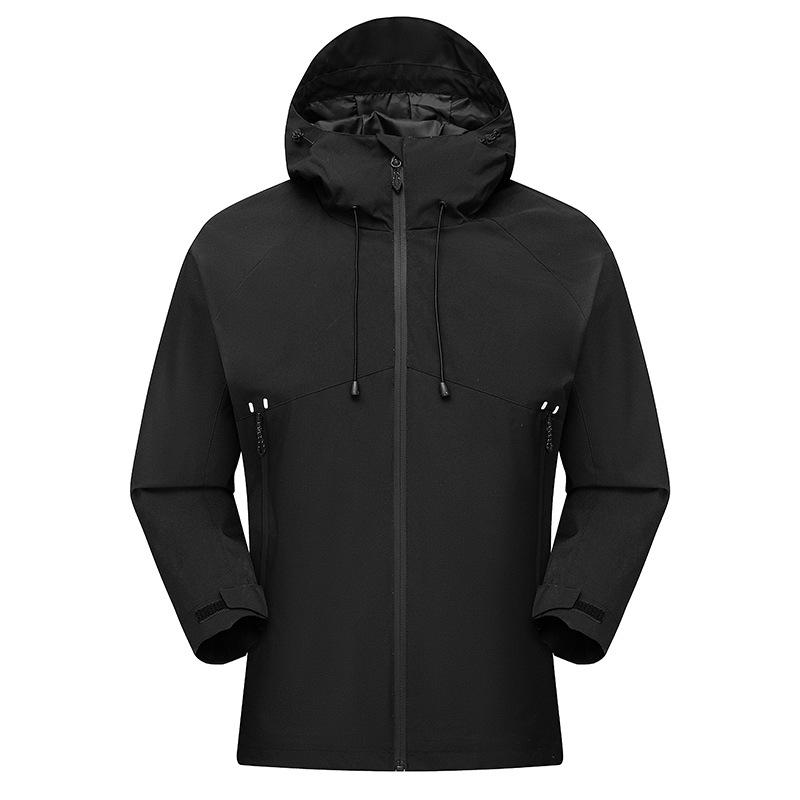 Spring/Autumn Waterproof Hooded Windbreaker - Unisex Outdoor Sports Jacket