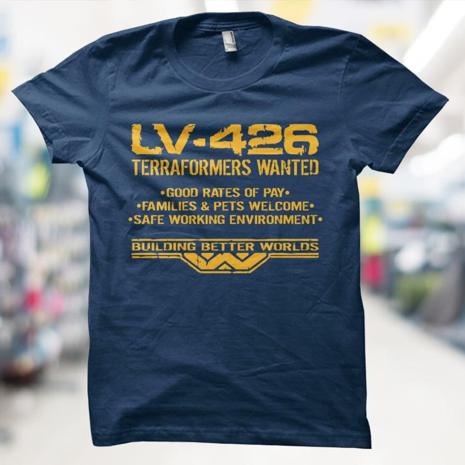 LV426 Terraformers Wanted Weyland Prometheus Alien Movie Reference T-Shirt 3XL