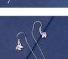 S925 Sterling Silver Swan Tassel Earrings - 2026 Korean Style: Long, Versatile, Fashionable for Women
