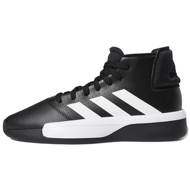 Adidas Pro Adversary 2019 Sports Trend Non-Slip Mid-Top Basketball Shoes Men Sneakers Black White G54101