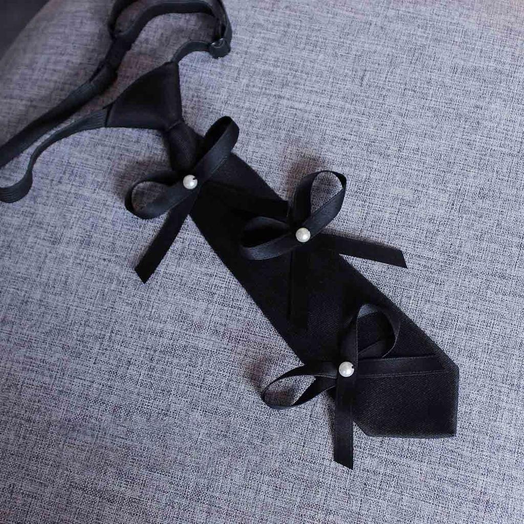 Stylish School Girl Necktie Kids Chain Pre-tied Tie Uniform Accessories Fashionable Girls' Necktie Preepy Look