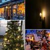 Bulbright 5-Pack LED Filament Bulbs, C7 1W 60LM, E12 Base, 2700K Warm White, Equivalent To 10W Incandescent Bulb, Full Beam Angle, Classic Retro