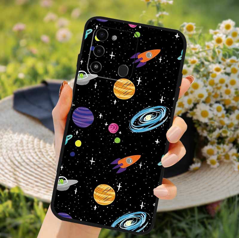 For Tecno Spark GO 2022 Case 2024 Cat Cartoon Soft TPU Silicone Phone Case For Tecno Spark 8C Cover Protective Spark8C KG5k KG5j