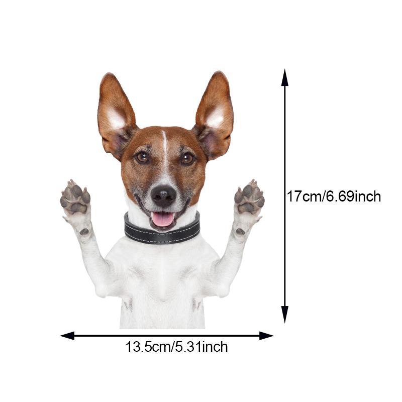 TM28# Funny Jack Russell Terrier Dog Motorcycle Bike Stickers Puppy Car Styling Decals