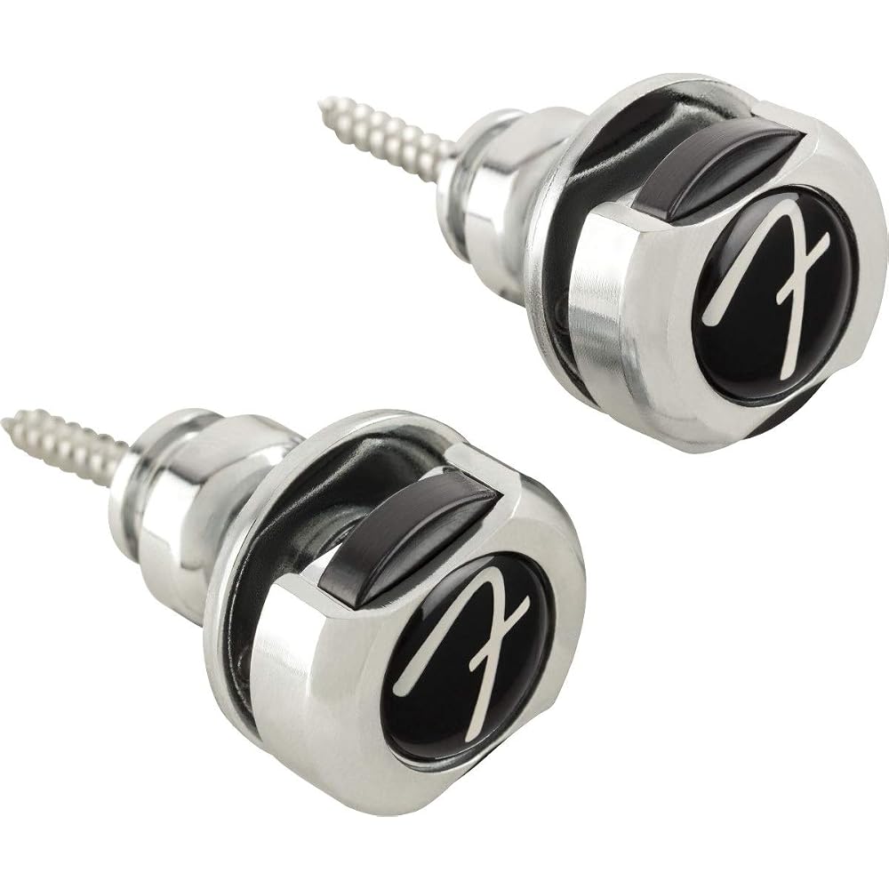 Fender Strap Pin Indemnity Strap Locks, Chrome
