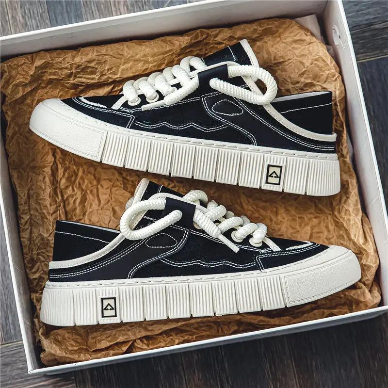 Fashion Non-slip Casual Shoes for Men Flat Man Shoe Summer Leisure Footwear Offer Sneakers Cheap Liquidation Comfortable New In Work