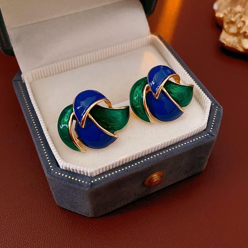 Винтажные геометрические серьги «Серебряная игла» для женщин - Высококачественная ретро-бижутерия