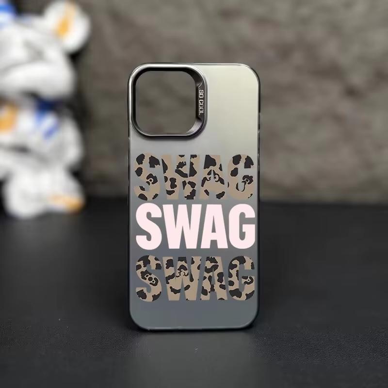 Camouflage Letter SWAG Pattern Phone Case For Samsung Galaxy S26 S24 S25 S23 Ultra S22 S21 S20 Plus FE A54 A55 Shockproof Cover