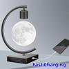 Magnetic Levitating Moon Lamp with Fast Charging and Bluetooth Speaker Floating LED Light Table Lamp Home Decor Christmas Gift