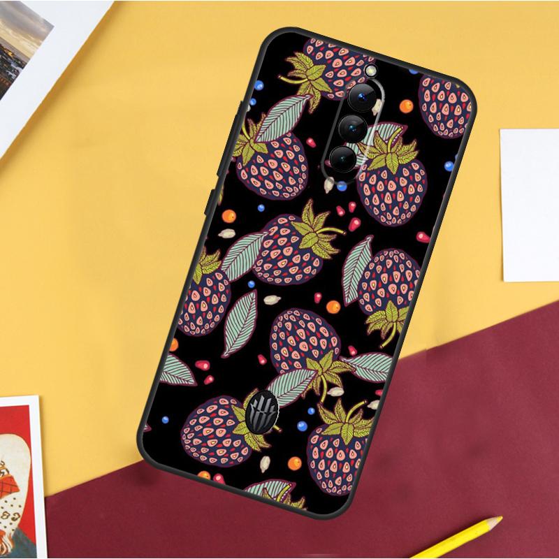 Avocado Pear Papaya Pomegranate Case For ZTE Nubia Red Magic 11 Pro 9 8 8S 9S 10S 10 Pro Plus 6R 6 7 6S 7S Pro 10 Air Cover