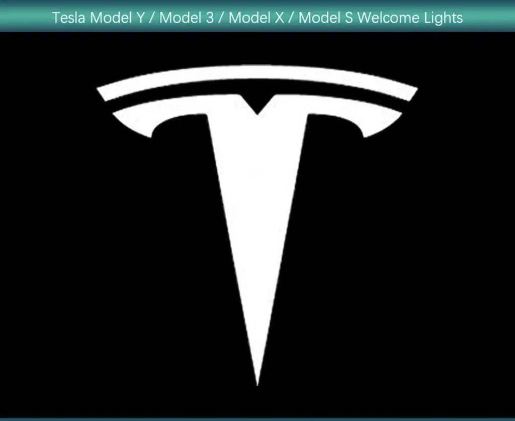 2/4Pcs For Tesla Car Model 3/Y/X/S Welcome Light Model Y/3 Door Ambient Light Decoration