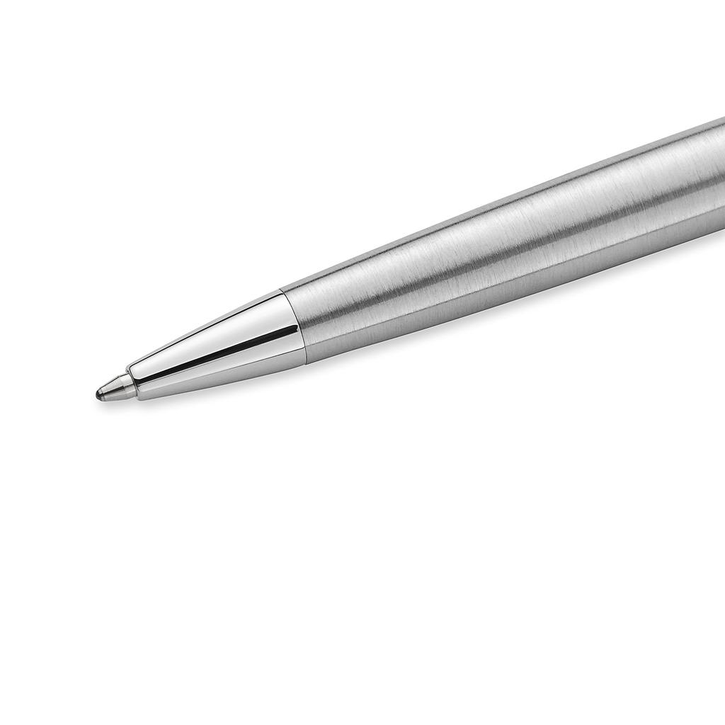 Waterman Metropolitan Essential Stainless Steel Ballpoint Officially Imported Pen, Oil-Based, S2259372,
