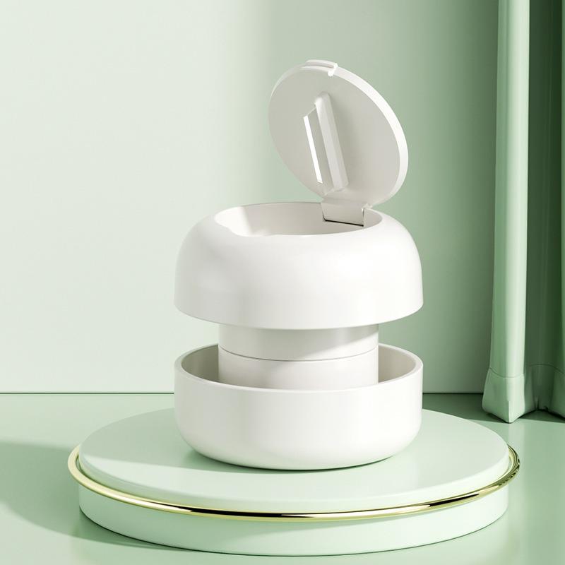 Portable Pill Cutter & Grinder: Compact Medication Box for Splitting, Grinding, and Dispensing Small Pills On-the-Go