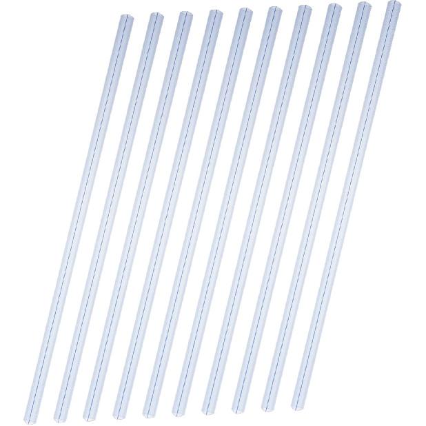 NUOBESTY 10pcs A4 Slide Binder Binding Bars for Report Covers Plastic Binding Bars Clear Binder Clear Slides Folders Plastic Paper Binder Plastic