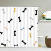 Funny Animal Print Shower Curtain Cute Cartoon Animal Bath Curtain For Bathroom Bathtub Bathing Cover Shower Curtains Home Decor
