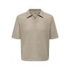 Only Mens Knitted Short-Sleeved Polo Shirt