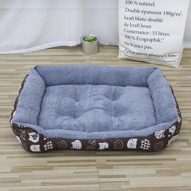 Hnízdo pro domácí mazlíčky, obdélníkový psí bouda, zesílená teplá podložka, velký pes, zlatý retrívr, malý psí bouda, dospělá kočka, dětské hnízdo