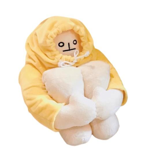 

Plush Cute Banana Man Girl Heart Stuffed Doll Birthday Gift Decompression Toy