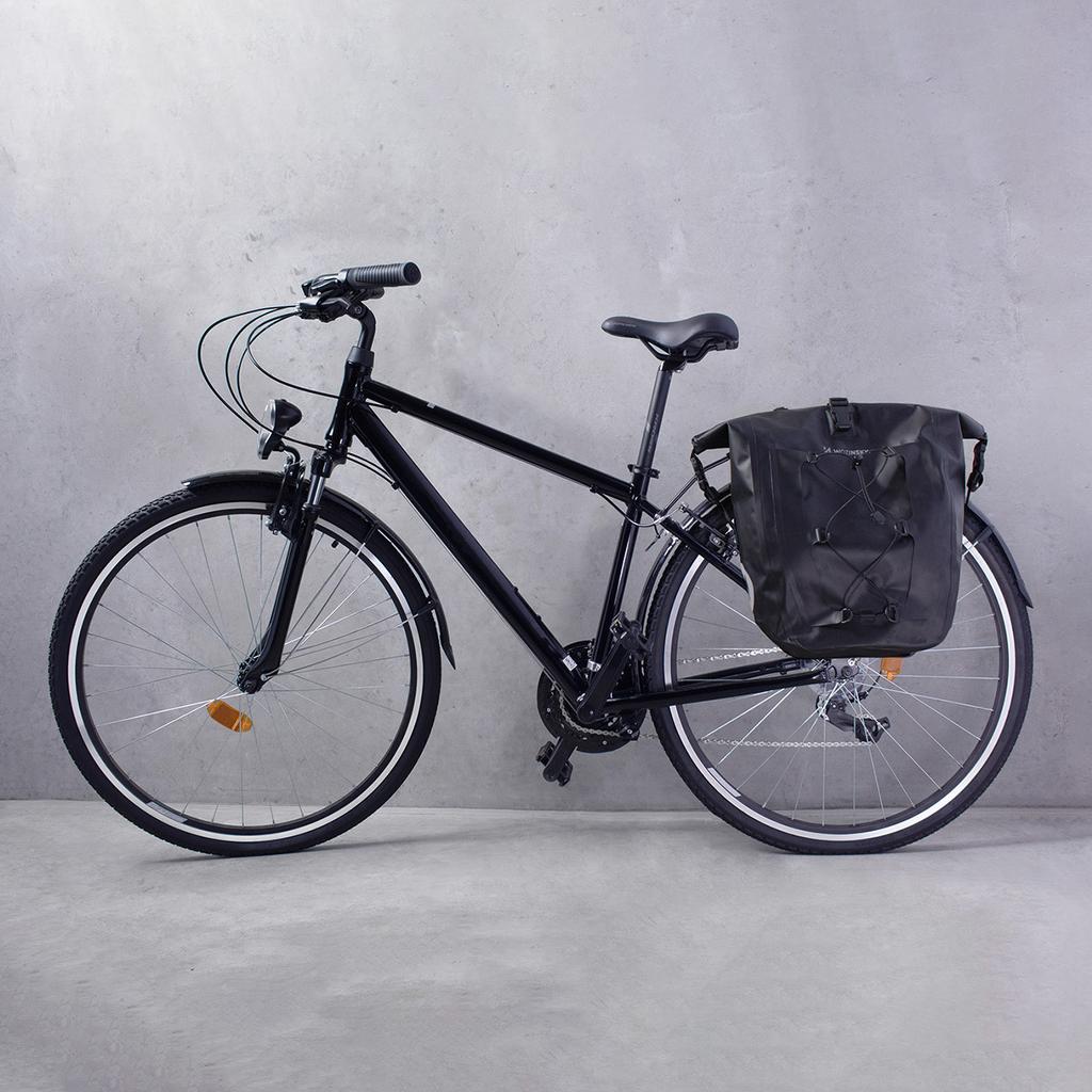 Wozinsky Waterproof Bike Bag Pannier Rack Bag 25l Black (WBB24BK)