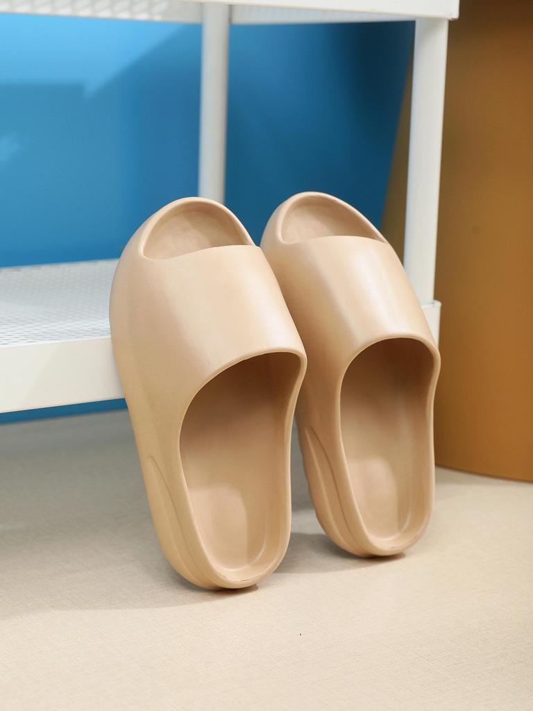 2026 Summer Coconut Slippers: Men's & Women's Outdoor Solid Color Shoes, Thick Sole, Cross-Border, Home & Bathroom Use