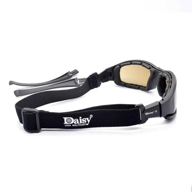 Militärische taktische polarisierte Brille - US Daisy x7 für Nachtsicht & Motorradfahren