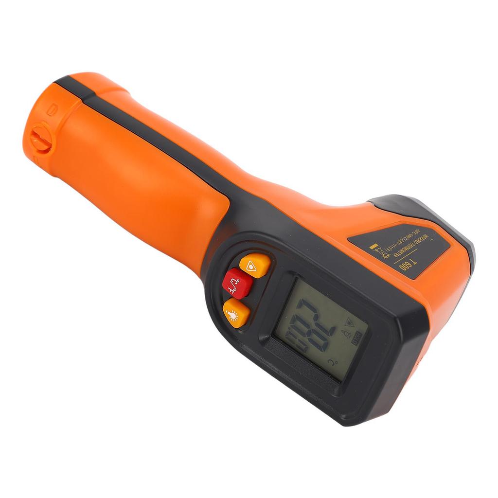 LCD HD Temperature Gun High Accuracy Infrared Thermometer Gun for Cooking Refrigeration Steel