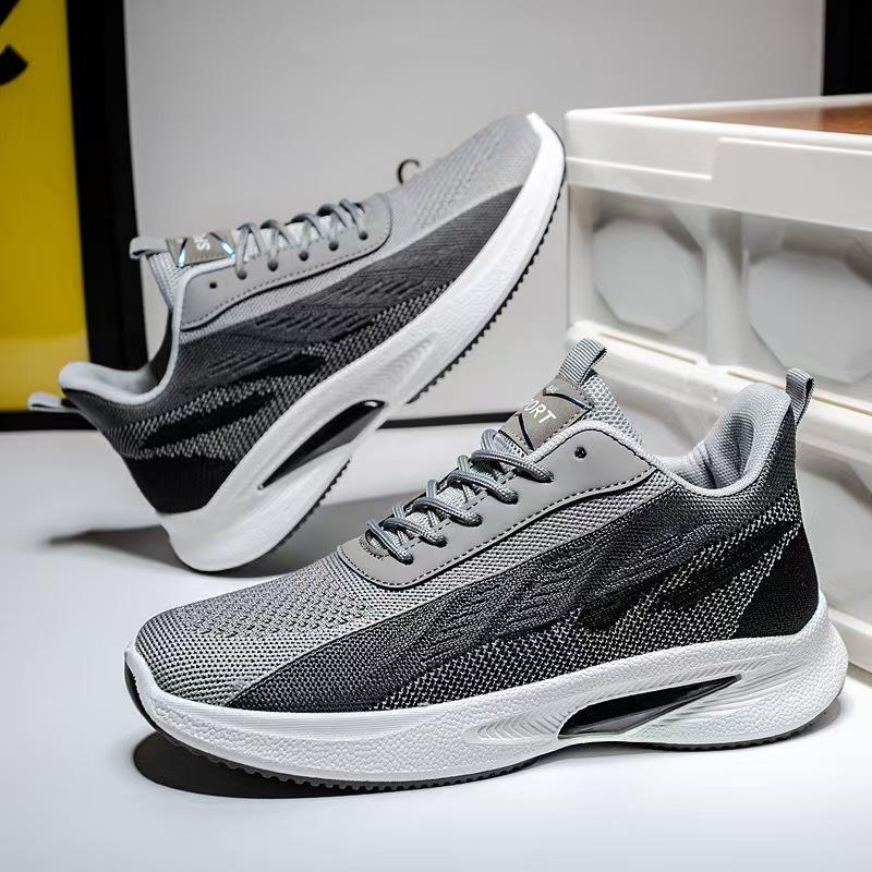 

New autumn and winter men s shoes new mesh breathable casual sports shoes soft sole men s sports running shoes 44