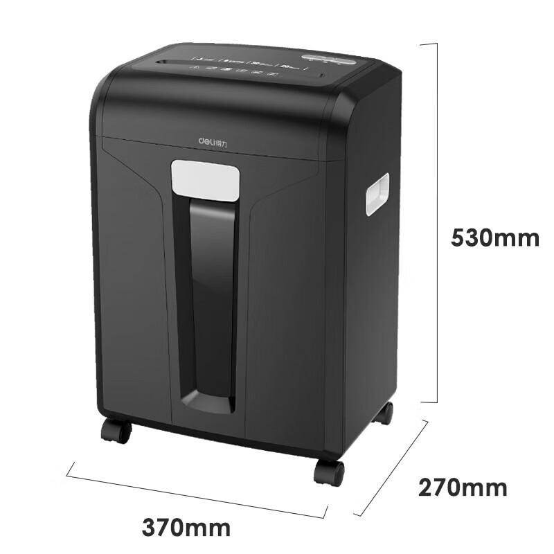 Deli 14404 High-Security Cross-Cut Shredder CN plug (adapter included)