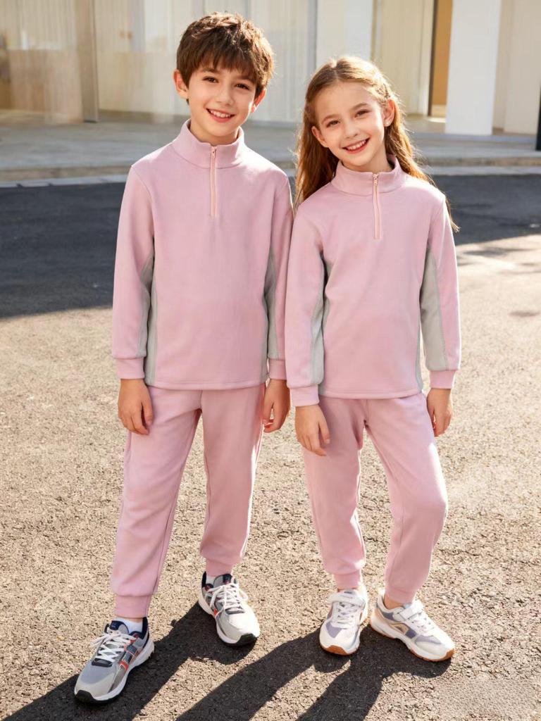 2025 Herbst Modisches Kinder-Freizeit-Sweatshirt-Set für Jungen und Mädchen