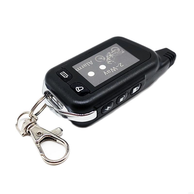 28GC Two Way Motorcycle Alarm System Anti-theft Alarm Systems with Remote Control LED Display Warning