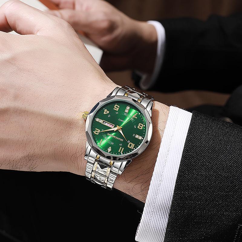 Shangmei Men'S Business Watch Waterproof Luminous Trend Student High School Student Quartz Watch Teen Mechanical Watch