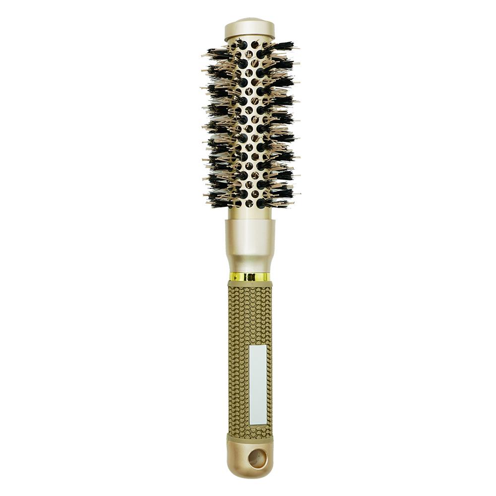 Hair Styling Hair Brush Nylon Comb Thermal Aluminum Tube Round Barrel Hair Comb Professional Salon Hair Brush Hair Rollers Tools