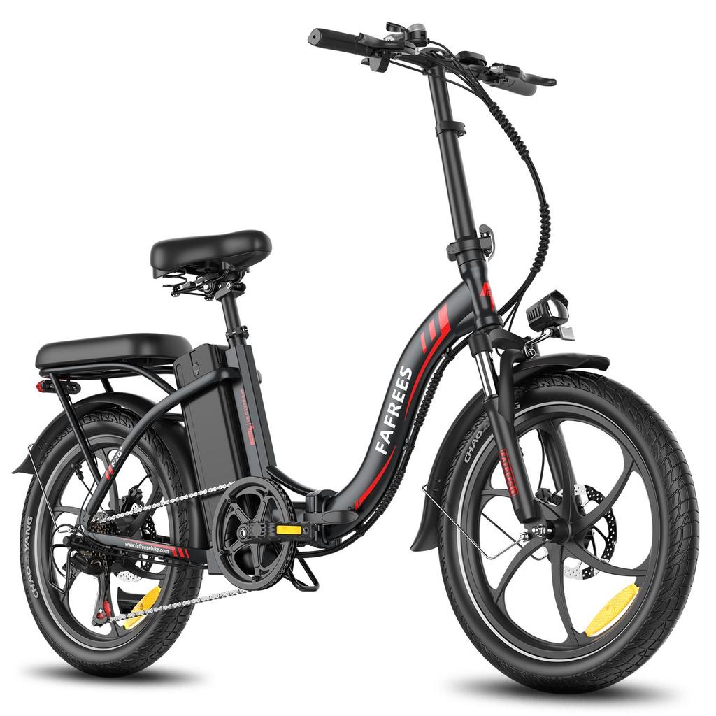 FAFREES F20+ All-Terrain Folding Electric Bicycle 20×3.0 Fat Tires 250W Motor 36V20Ah Battery City Commuting E-Bike For Adult
