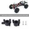 Metal Accessory Front C Hub Carrier Steering Knuckle for Axial SCX10 II RC Car (Black)