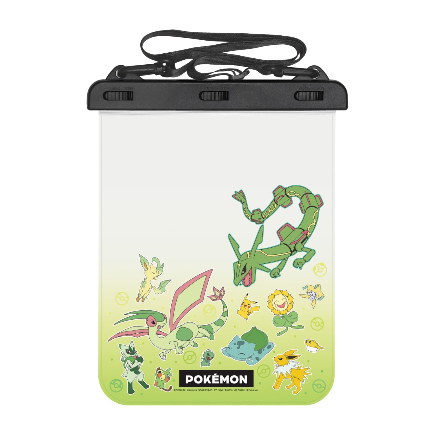 

Gourmandies Pokemon Tablet Compatible Waterproof Pouch, Yellow & Green, POKE-969YG