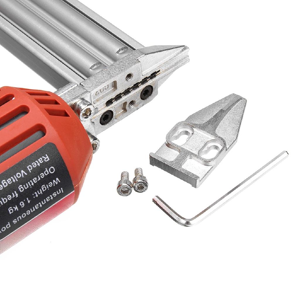 1800W 10-30mm Electric Nailer Straight Nail Staple Guns Woodworking Tool Light Weight Portable 60/min Firing Speed Rate