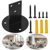 Flat Bottom Handrail Bracket Straight Design Balustrade Bracket Wall Support Bracket  Apartments