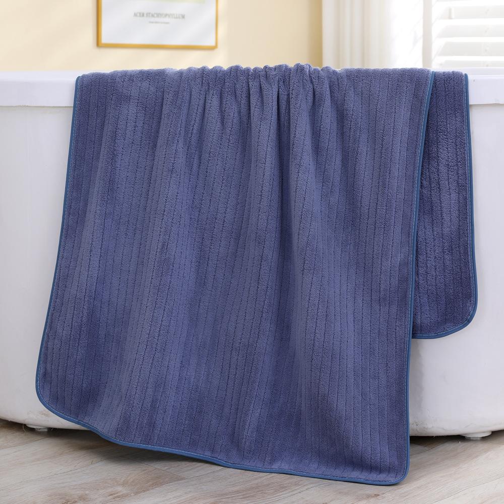 70x140cm Adult Bath Towel for Both Men Women Absorbent Quick Drying Less Prone To Shedding Hair Enlarged Wearable Bath Towel Couple Style Shower Robe