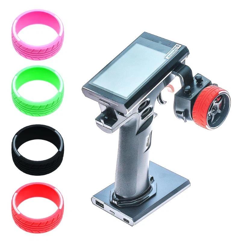 Silicone Steering Wheel Cover For Rc Transmitter Universal Grip For Rc Car Model - Anti-Slip & Comfort